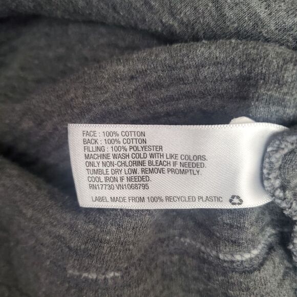 Merona Gray Textured Funnel Turtle Neck Sweatshirt, Women's Size Medium, Warm - Picture 9 of 9